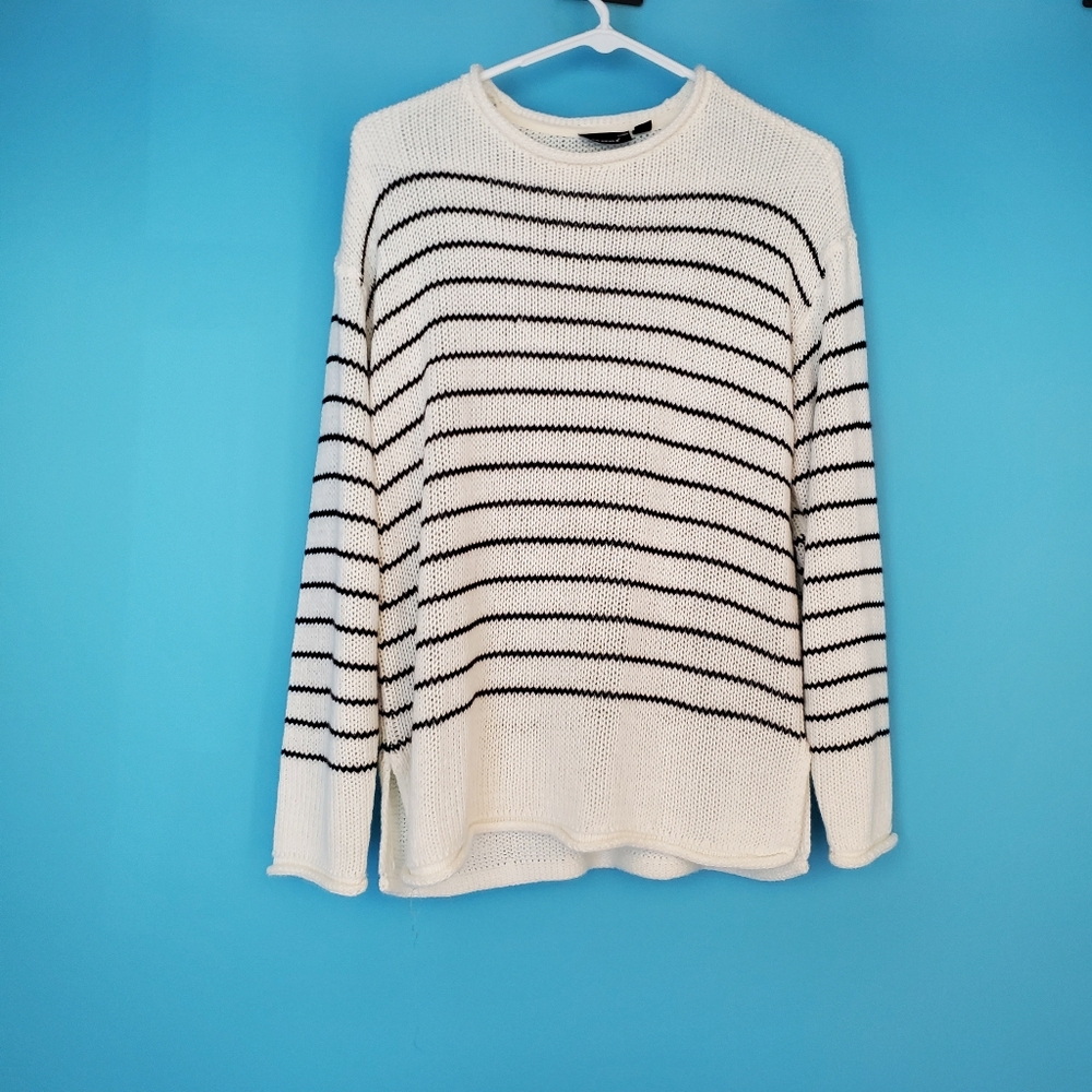 RD Style Sweater Size XS Knit Striped Soft Long Sleeve